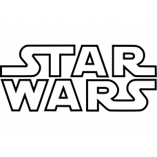 Fantasie muursticker: 10280 - Star Wars logo open