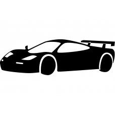 Auto muursticker: 10238 - Supercar raceauto