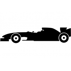 Auto muursticker: 10248 - Supercar Formule 1 auto