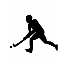 Sport muursticker: 10151 - Hockey jongen links